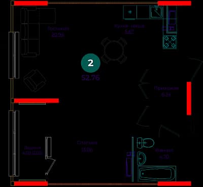 Планировка квартиры