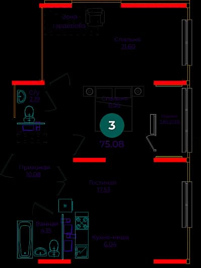 Планировка квартиры