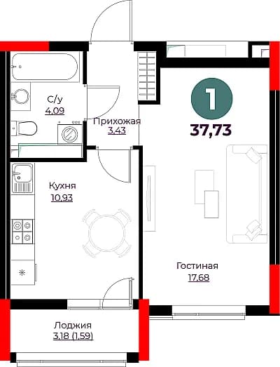 Планировка квартиры