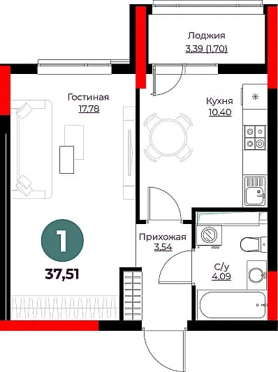 Планировка квартиры