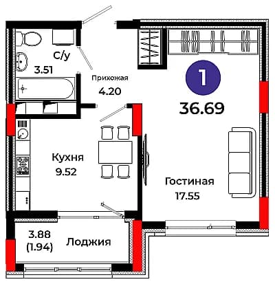 Планировка квартиры