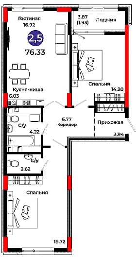 Планировка квартиры